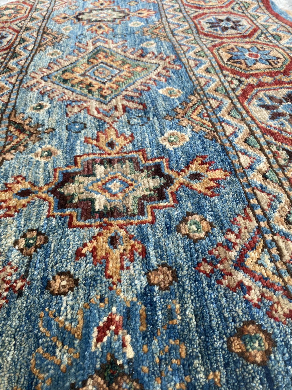 3x3 Small Round Khorjin Tribal Handmade Rug photo vinterior