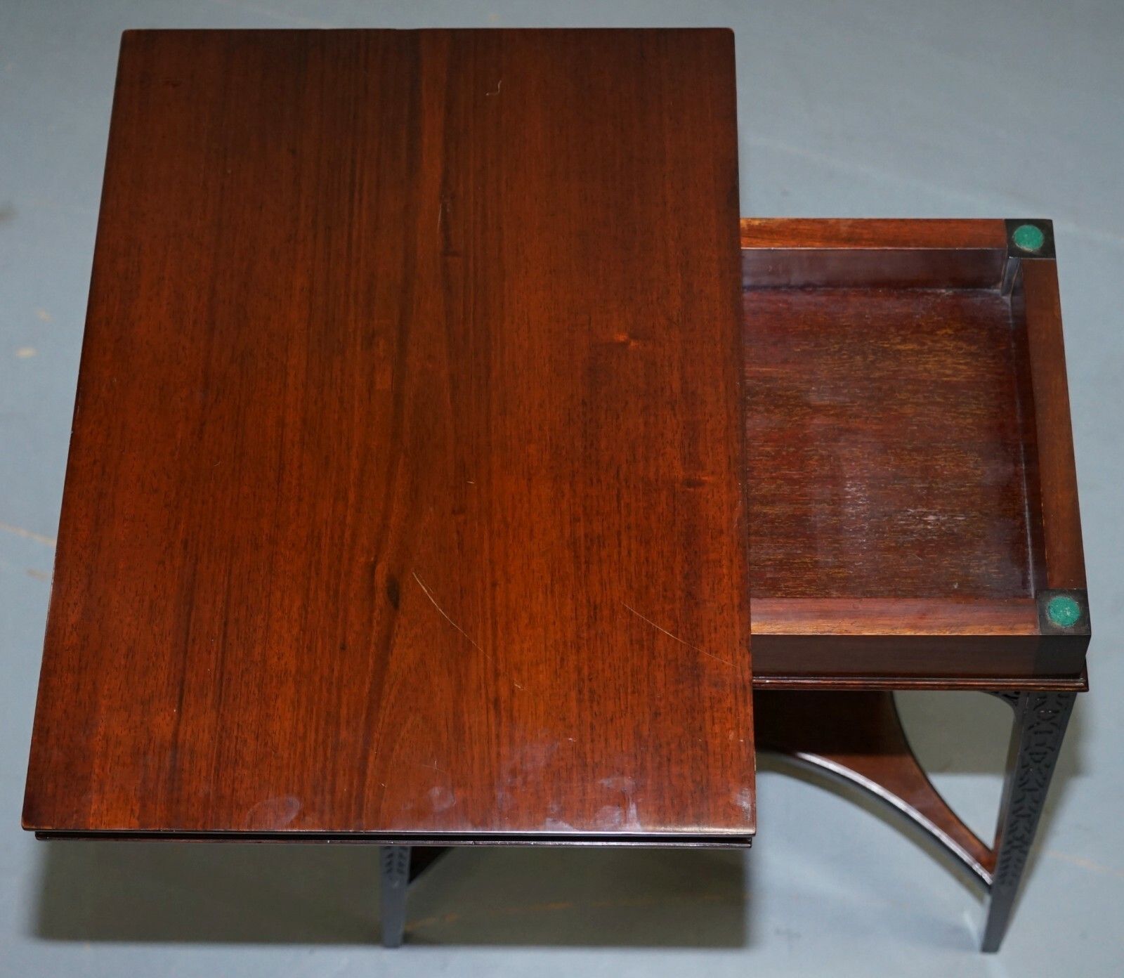 Original Rare Gillows Lancaster Circa 1789 95 Mahogany Fold Over Game Card Table photo vintage