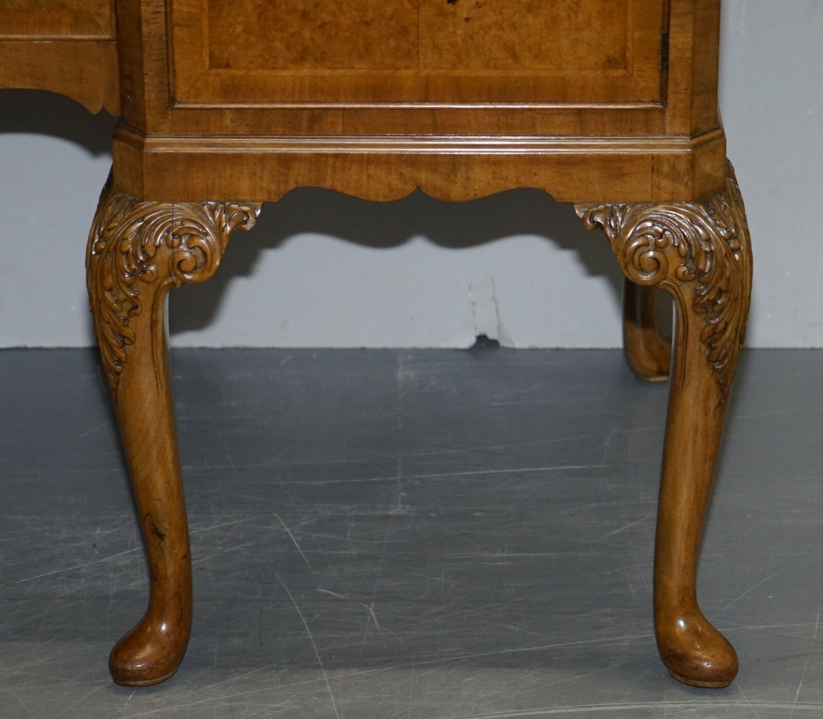 Burr Walnut Art Deco Denby & Spinks Leeds Breakfront Sideboard Part Of A Suite photo buy