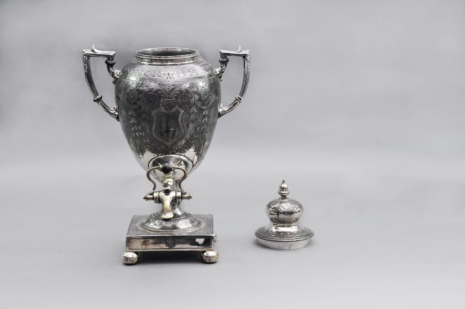 Victorian Stunning Silver Samovar | Hot Water Urn | Tea Urn photo for sale