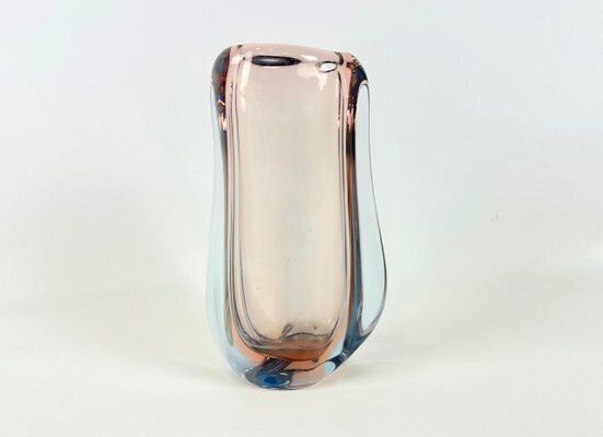 Art Glass Vase Attributed To Rudolf Beranek For Skrdlovice, 1960s photo for sale