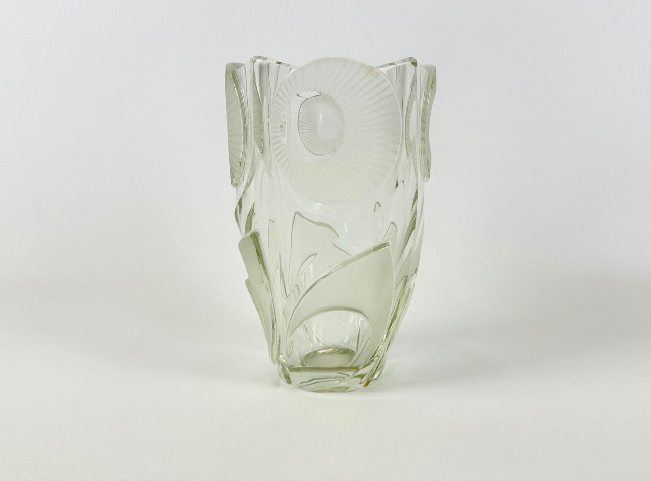 Art Deco Vase Attributed To Rudolf Hloušek For železný Brod, 1930s