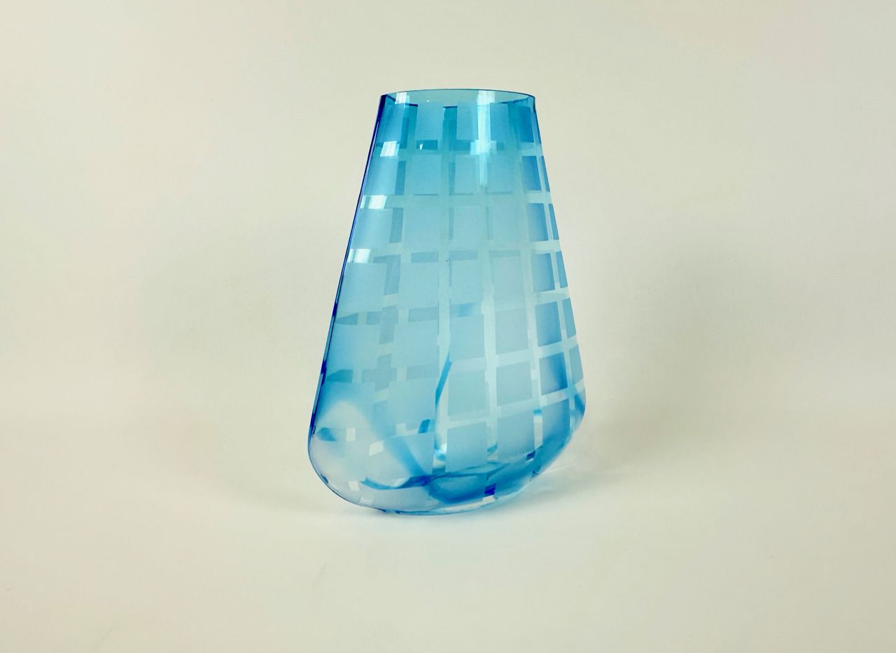 Mid Century Bohemian Geometric Vase, 1960s photo buy