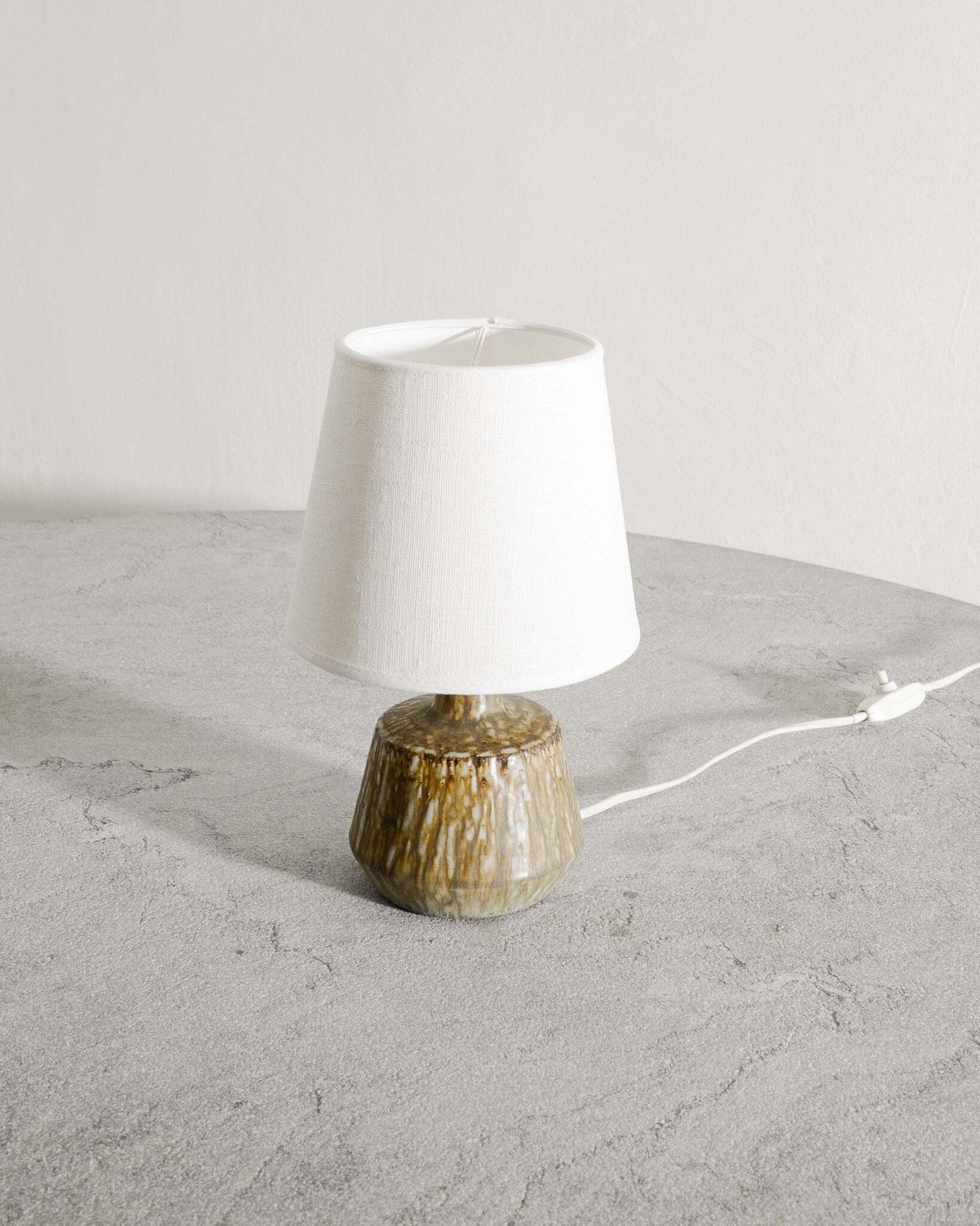 Vintage Swedish Mid Century Large "Rubus" Ceramic Table Lamp By Gunnar Nylund For Rörstrand Sweden, 1950s photo furniture