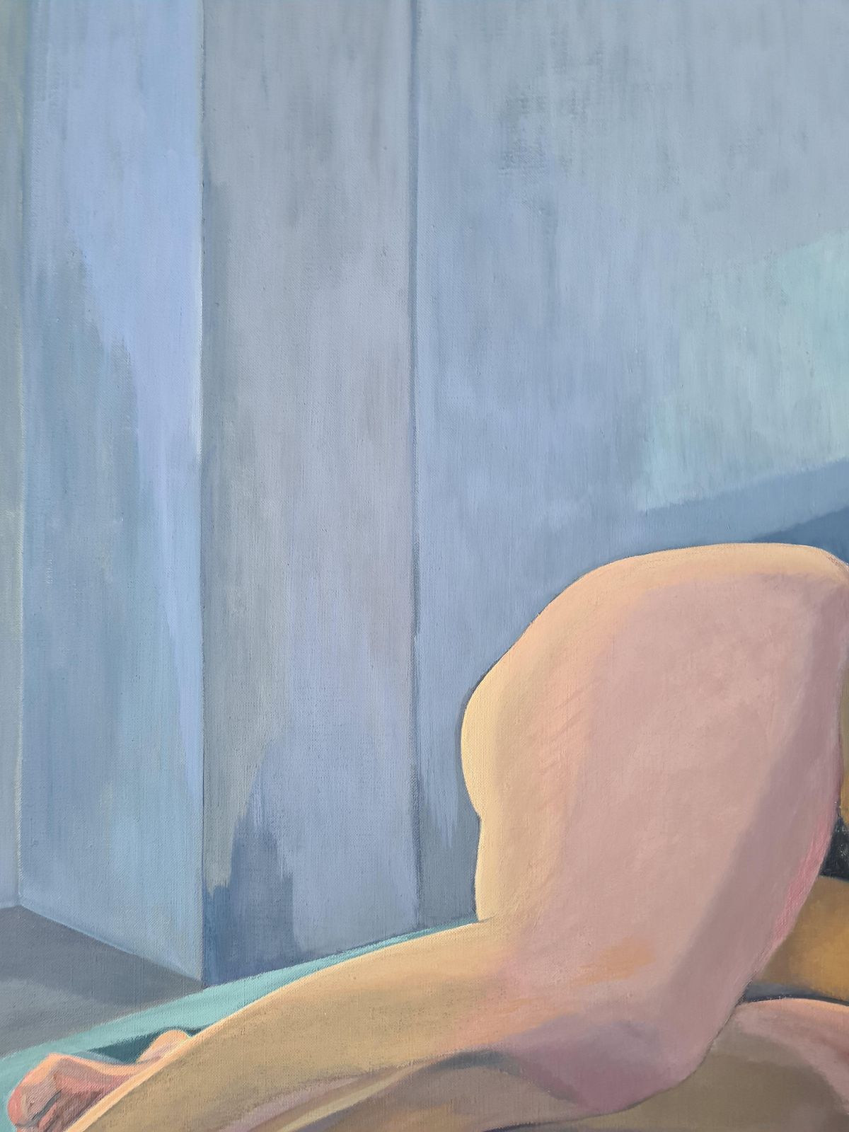 Colourful Large Female Nude, Femme Nue Allongée By Isabelle Pardoe photo vinterior