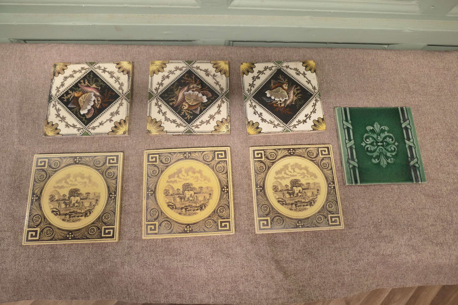 A Collection Of Victorian Ceramic Tiles photo 420.0