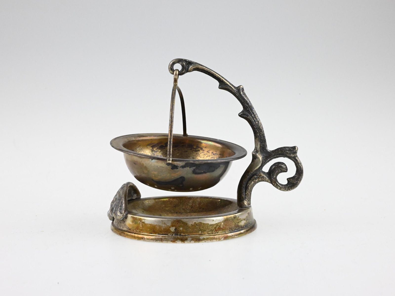Antique Art Deco Tea Infuser And Drip Tray, Antique Tea Infuser, Vintage Kitchen Decor, Art Deco Tea Set, Vintage Tea Infuser, Tea Drip Tray