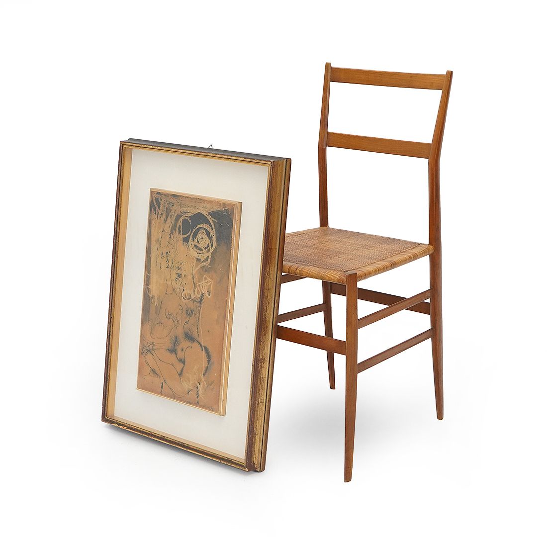 photo buy Giovanni Battista De Salvo, Ink On Masonite, 1950s