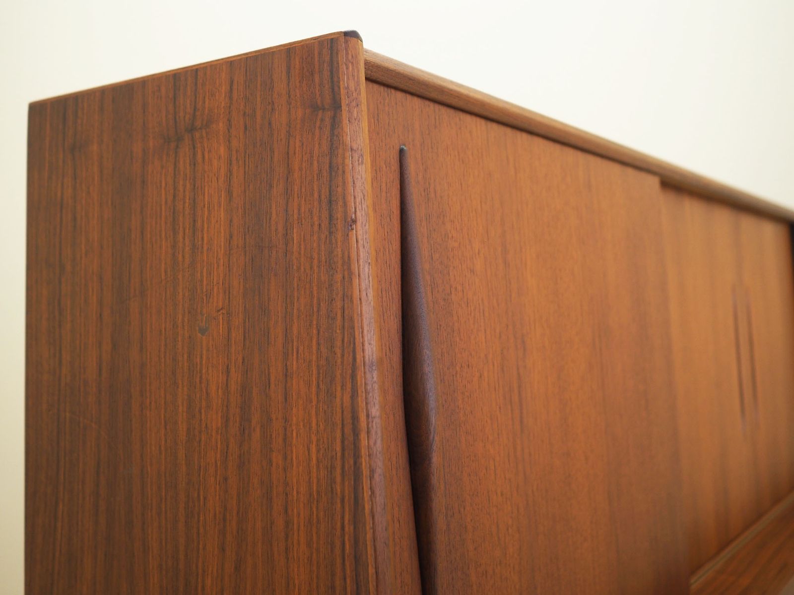Furniture Teak Highboard, Danish Design, 1970s, Production: Denmark photo