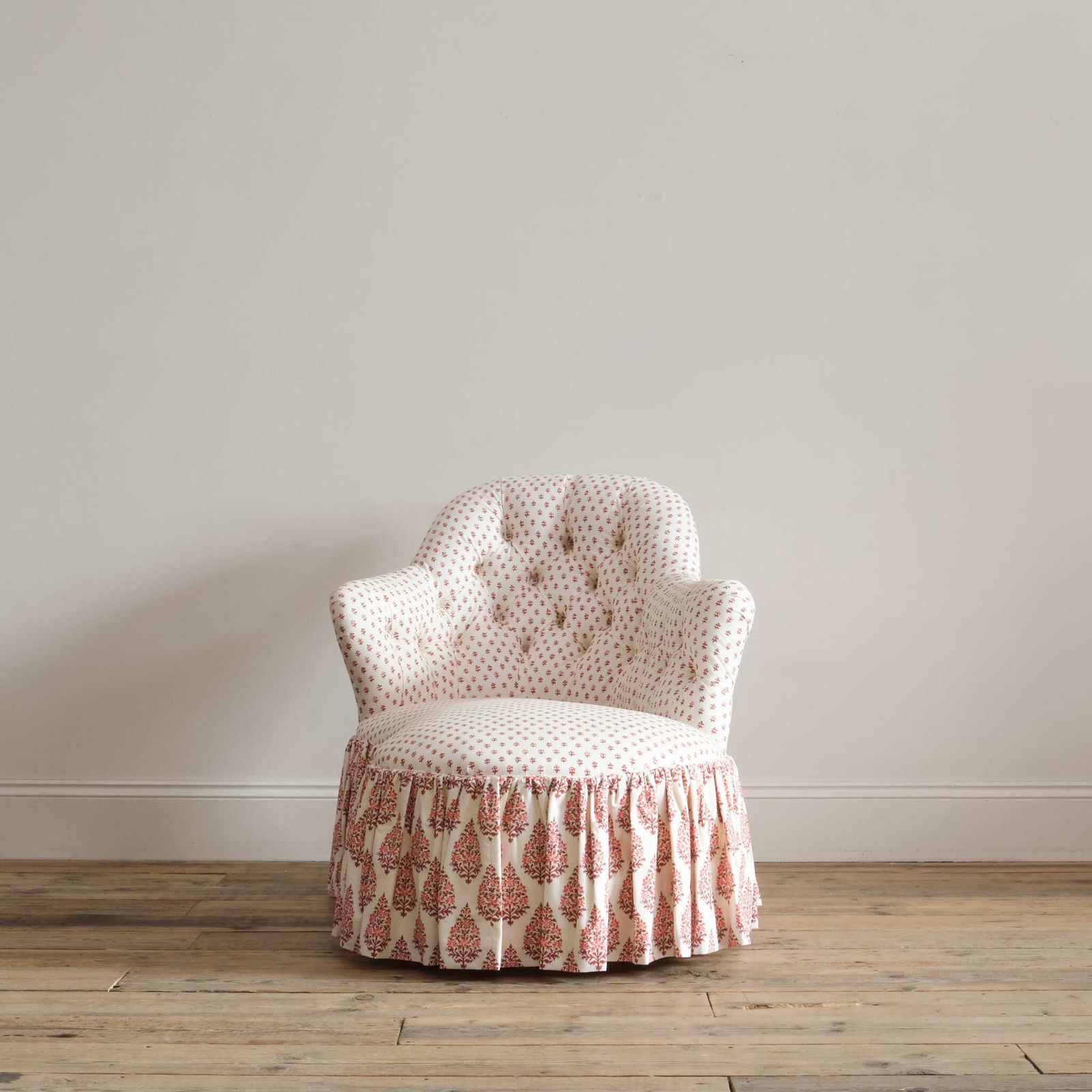 Mid 19th Century Chaise Longue In Titley & Marr Printed Cotton photo Furniture