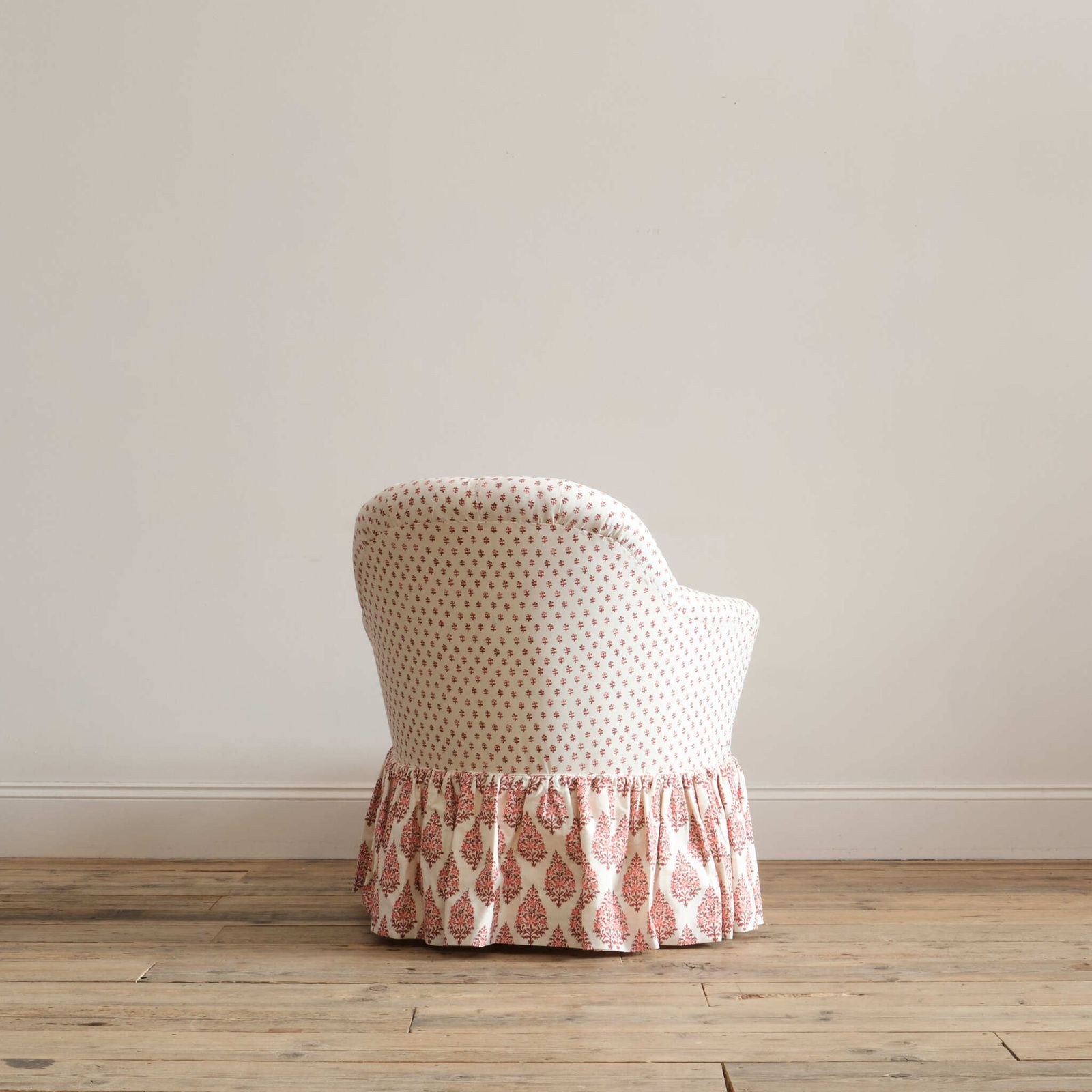 Mid 19th Century Chaise Longue In Titley & Marr Printed Cotton photo buy