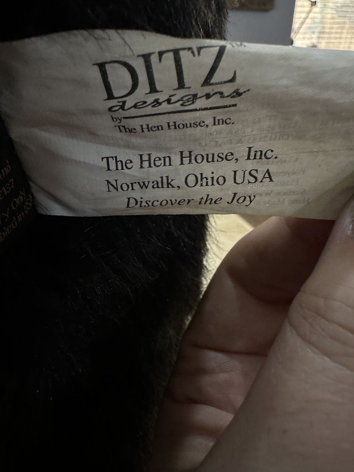 photo furniture Ditz Designs By The Hen House Inc Black Bear Footrest Made In Norwalk, Oh, USA