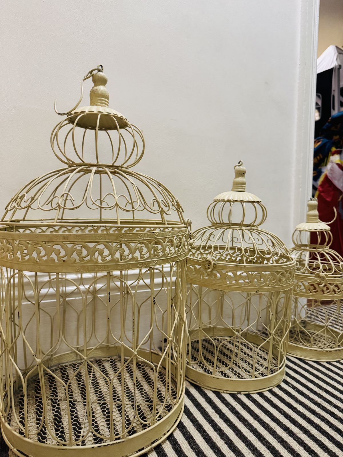Decorative Bird Cages Set Of 3 photo furniture