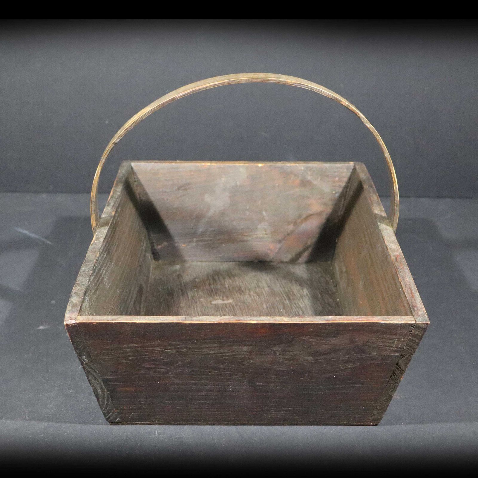 photo furniture Antique Farmhouse Harvesting Basket French Rustic Wood Gardening Trug