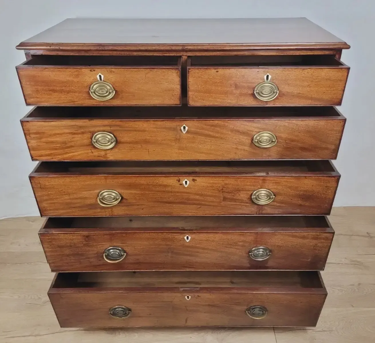 Waring & Gillow Chest Of Drawers 2 Over 4 English Regency photo Furniture