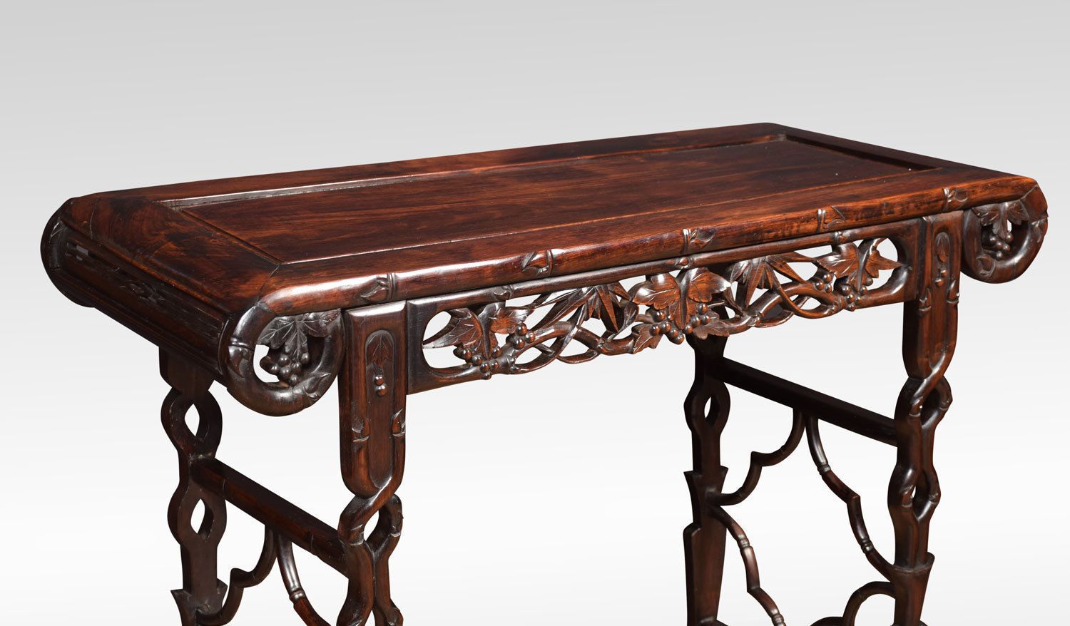 Chinese Carved Rosewood Alter Table photo Furniture