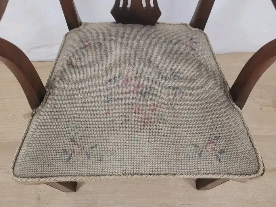 Child's Chair George III Hepplewhite Style Bedroom Carved photo vintage