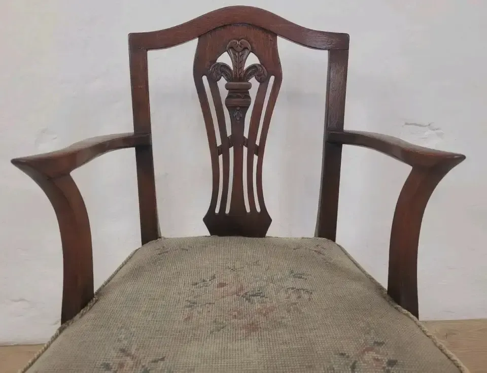 photo for sale Child's Chair George III Hepplewhite Style Bedroom Carved