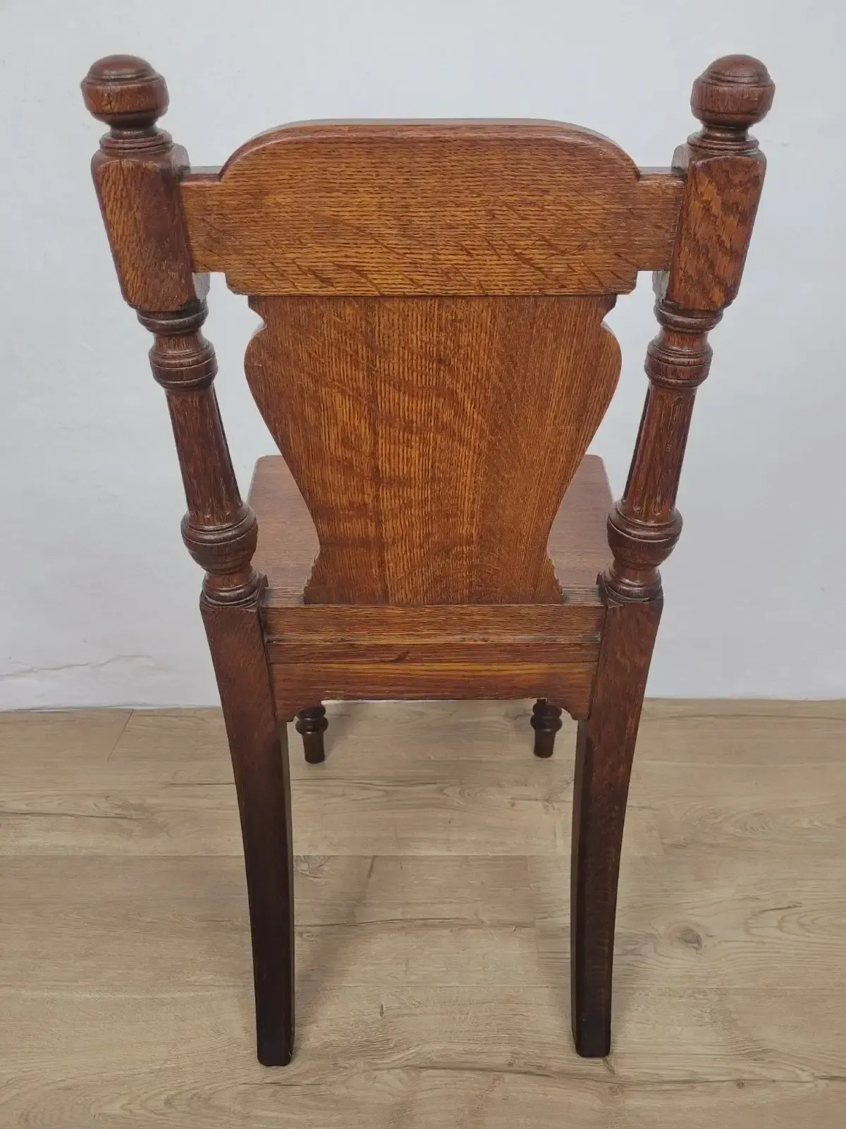 photo buy Victorian Hall Chair Oak Carved 19thc Antique English