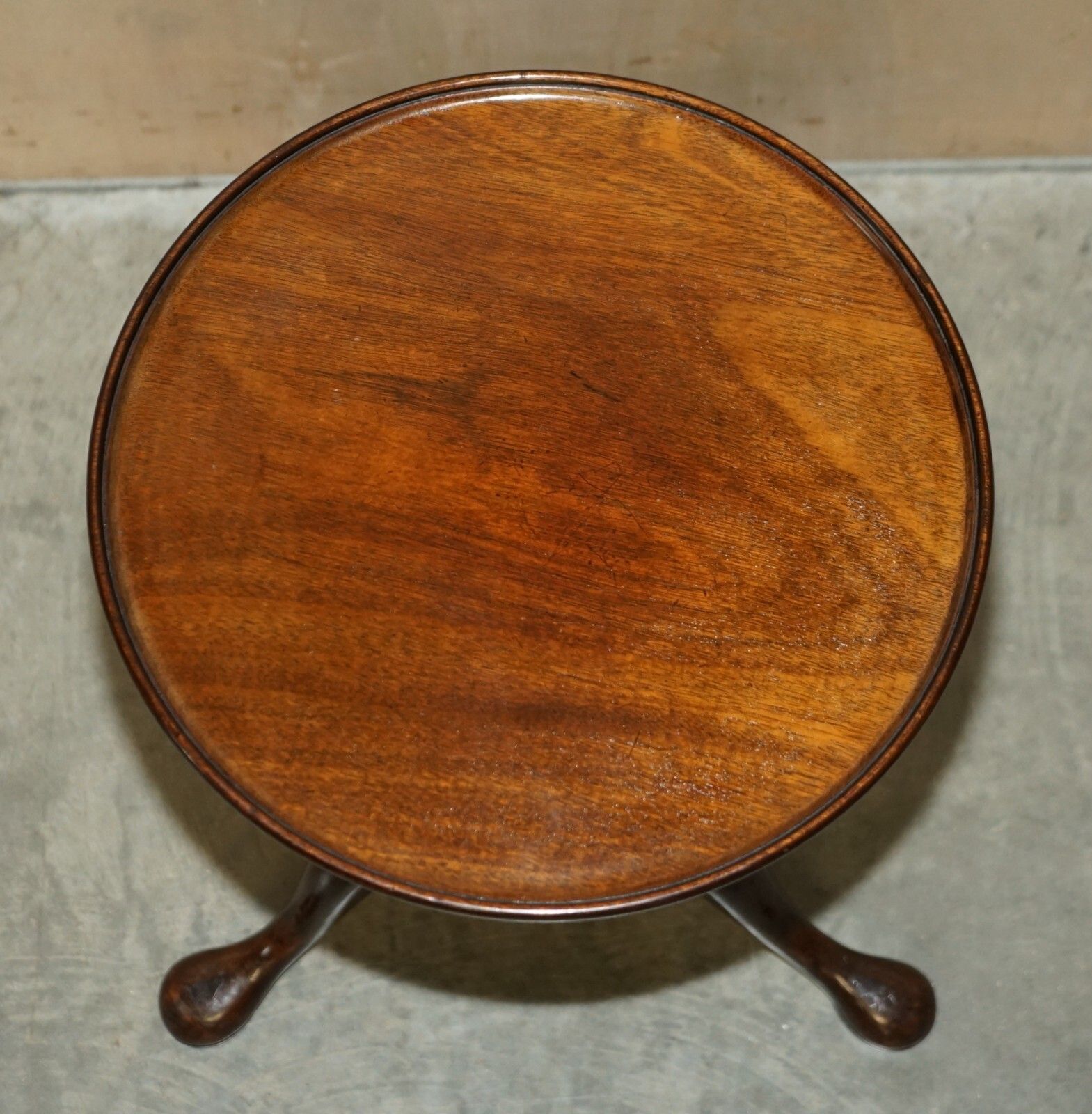 Furniture Exquisite Antique George III Circa 1800 Rosewood Side Table With Spiral Column photo