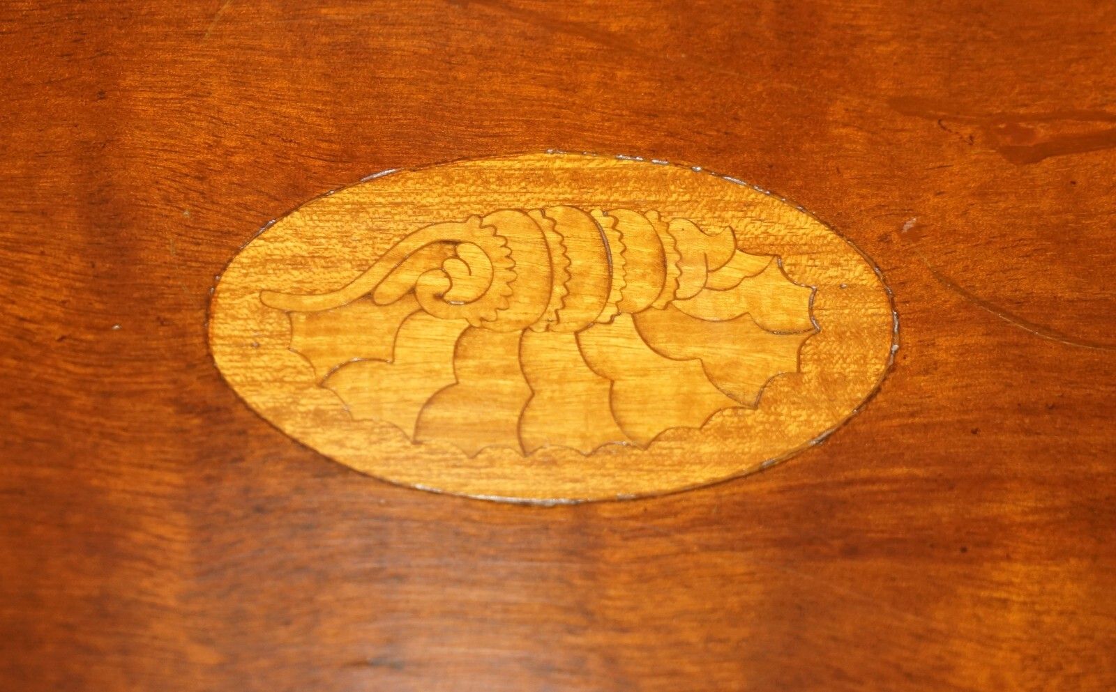 Fine Antique Sheraton Burr & Burl Walnut Card Games Table With Satinwood Detail photo vintage