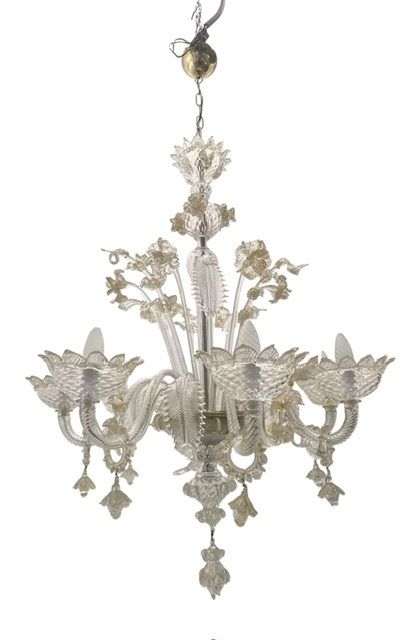 Large Venetian Murano Glass Chandelier 1960’s