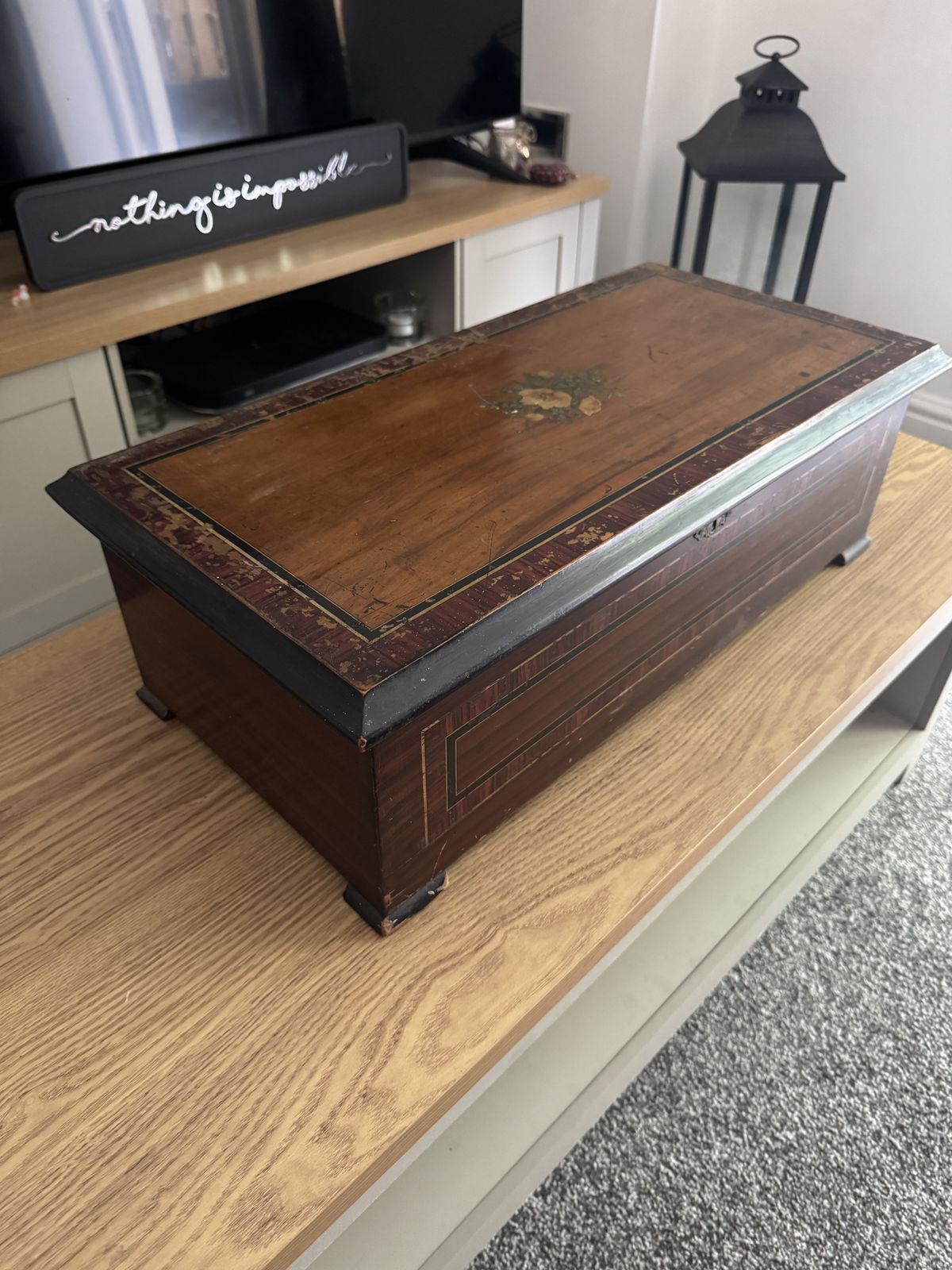 Paillard Antique Swiss Made 20 Air Musical Box