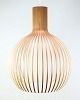 Large Pendant   Octo 4240   Birch Wood   Seppo Koho   Secto Design   Finland