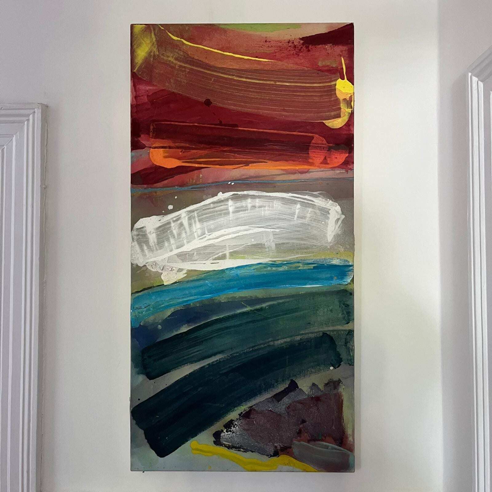 Abstract Oil And Acrylic Painting By Belinda Ellis