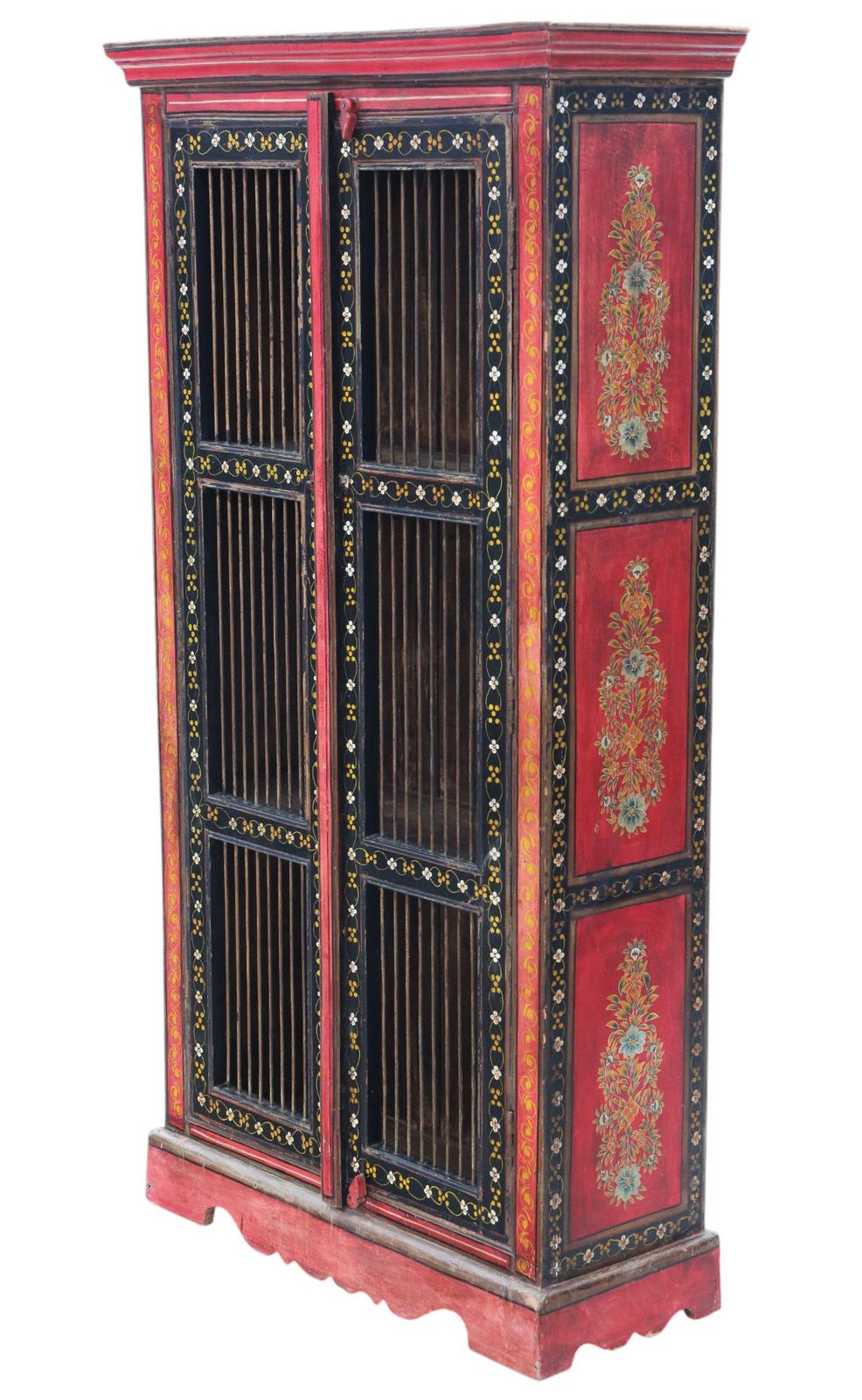 Antique 19th Century Painted Housekeeper’s Larder Cupboard – Fine Quality Storage Furniture photo for sale