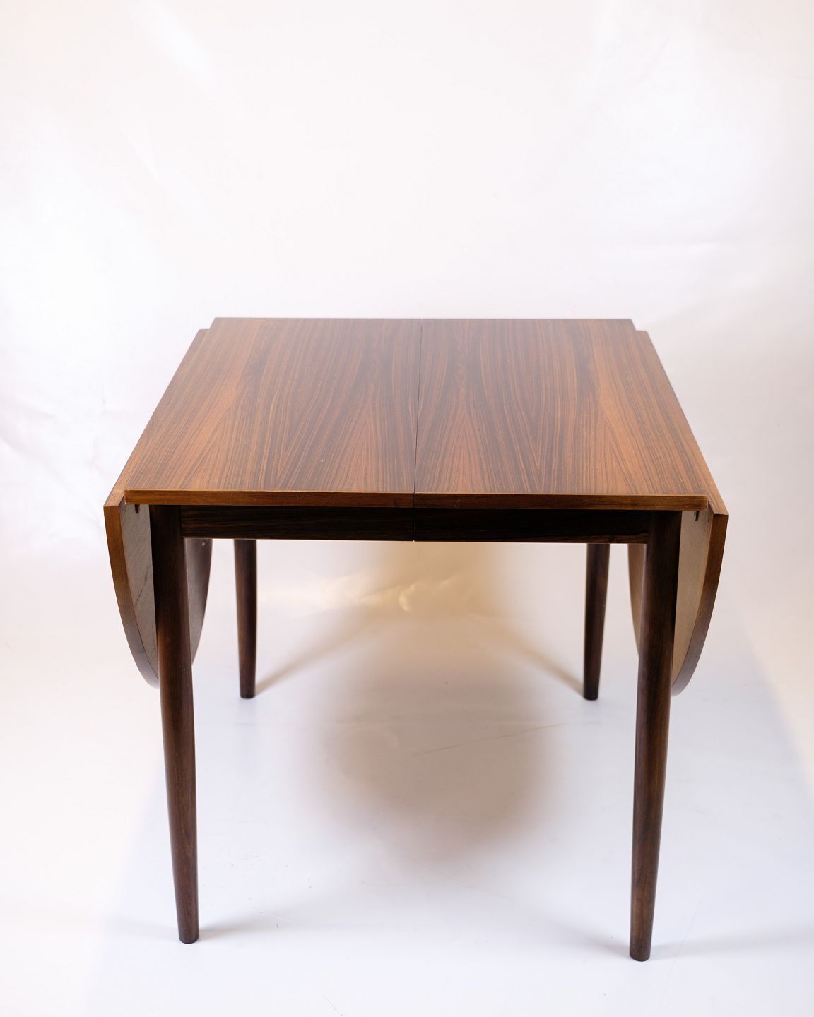 Dining Table   Arne Vodder   Rosewood   2 Extension Leaves And Flaps   1960s