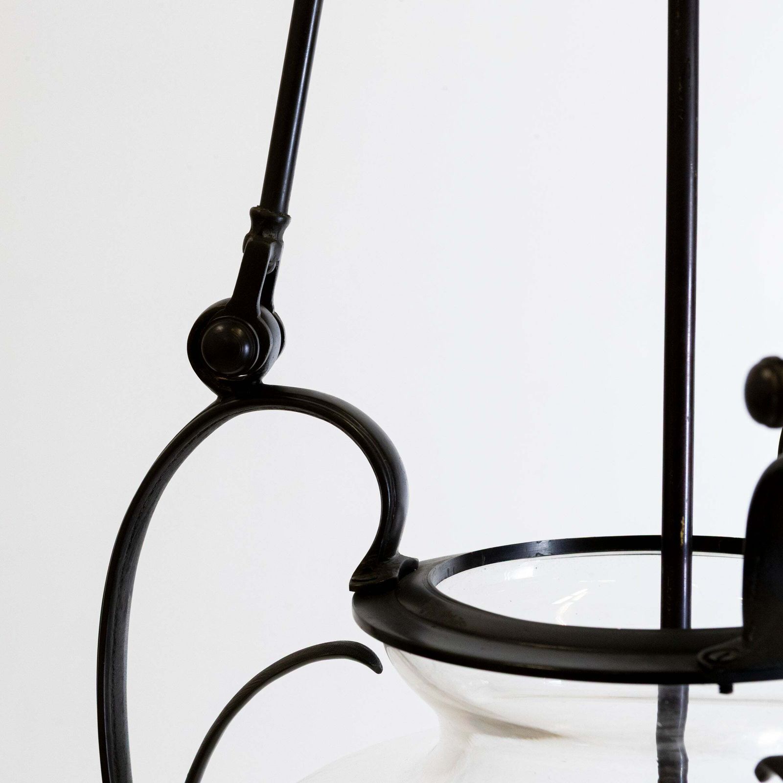 Large Reclaimed Black Pendant Lantern | Charles Edwards photo vinterior