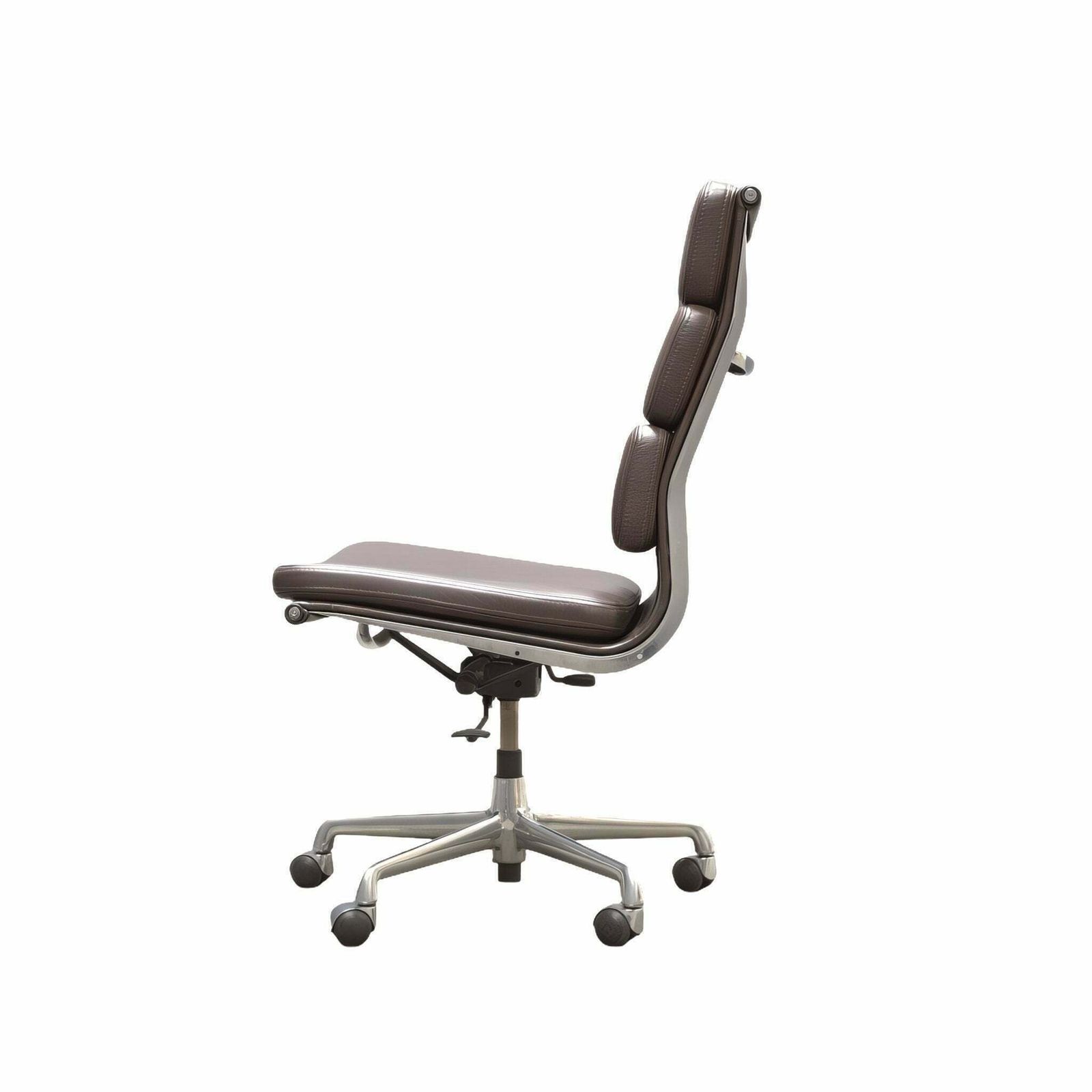 Eames Soft Pad Ea219 Armless High Back Leather Office Chair By Icf photo furniture