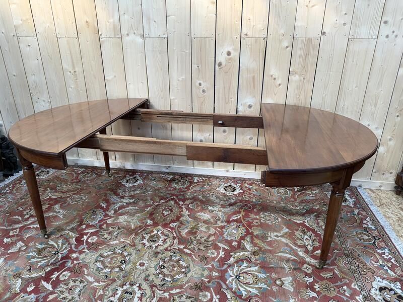 Table à Manger Ronde En Acajou De Style Louis XVI 230 Cm photo furniture