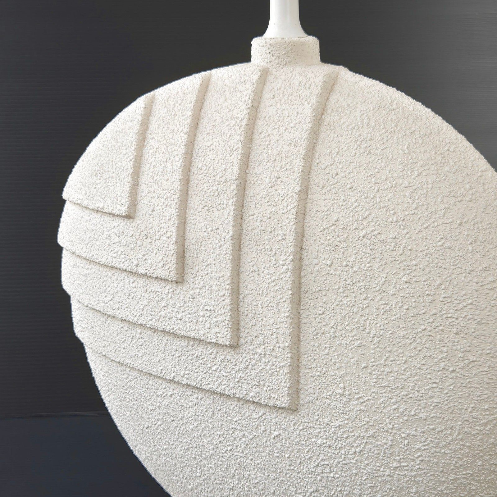 258.0 Gorgeous Vintage 1970s Art Deco Style Ceramic Lamp 70s 1970s Retro photo