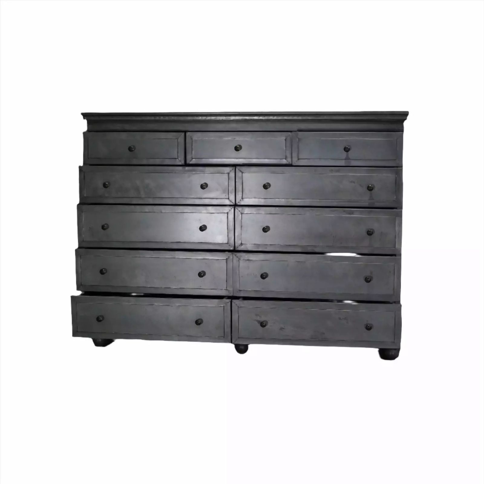 Restoration Hardware Annecy Metal Wrapped 11 Drawer Dresser