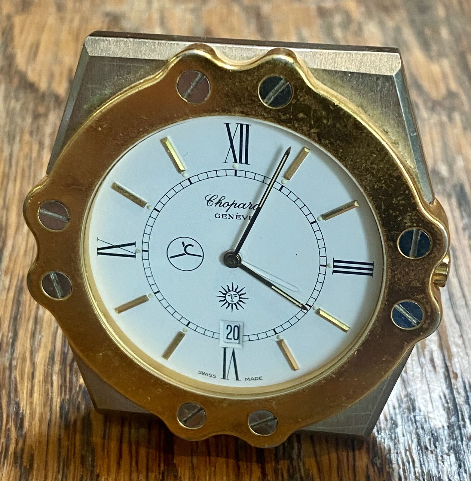 Chopard St. Moritz Rare Chopard Alarm Desk Clock photo buy