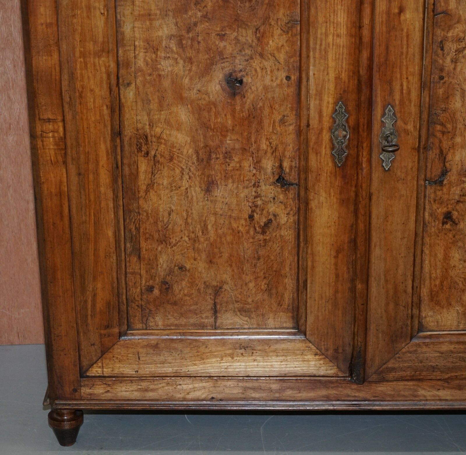 Sublime Circa 1820 French Fruitwood Kitchen Or Dining Room Antique Pot Cupboard photo vinterior