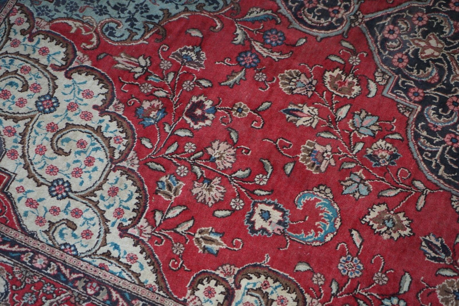 photo for sale Stunning Extra Large 406cm X 279cm Fine Antique French Country House Rug Carpet