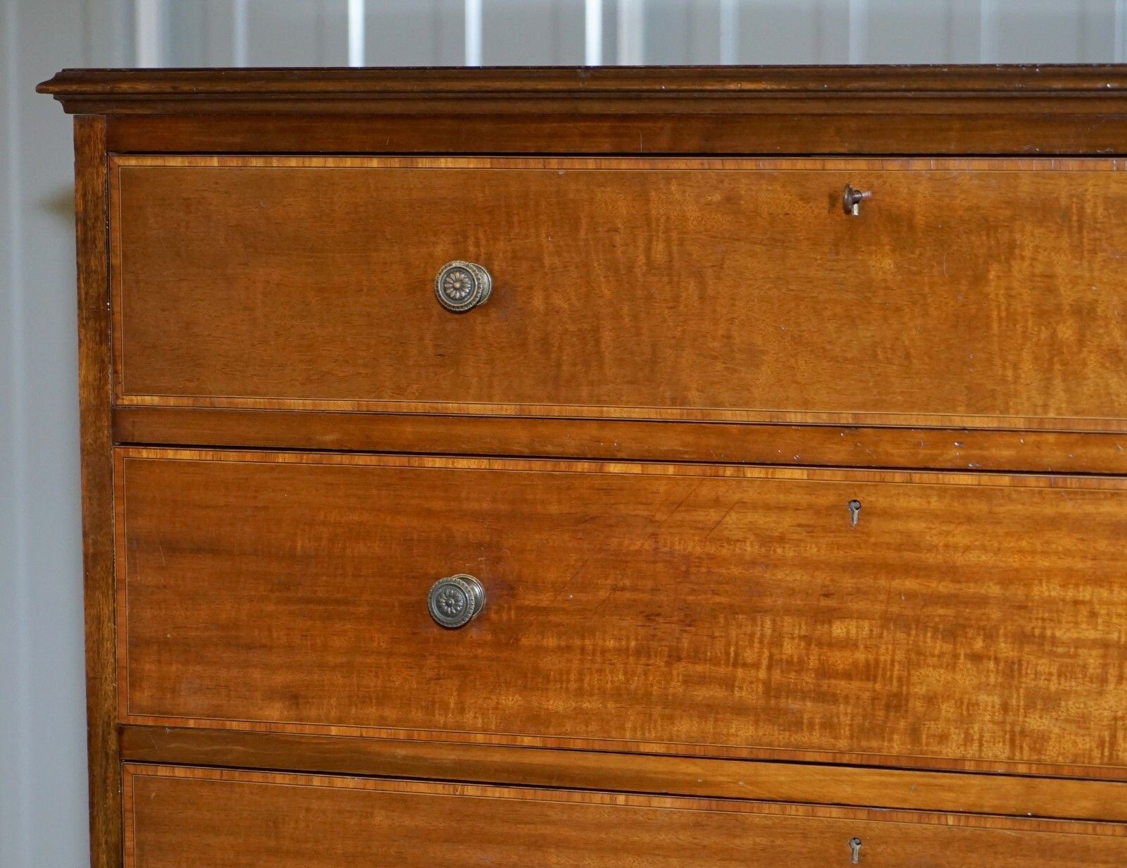 Very Rare Howard & Son's Victorian Chest Of Drawers Hidden Silver Wear Cupboard photo for sale