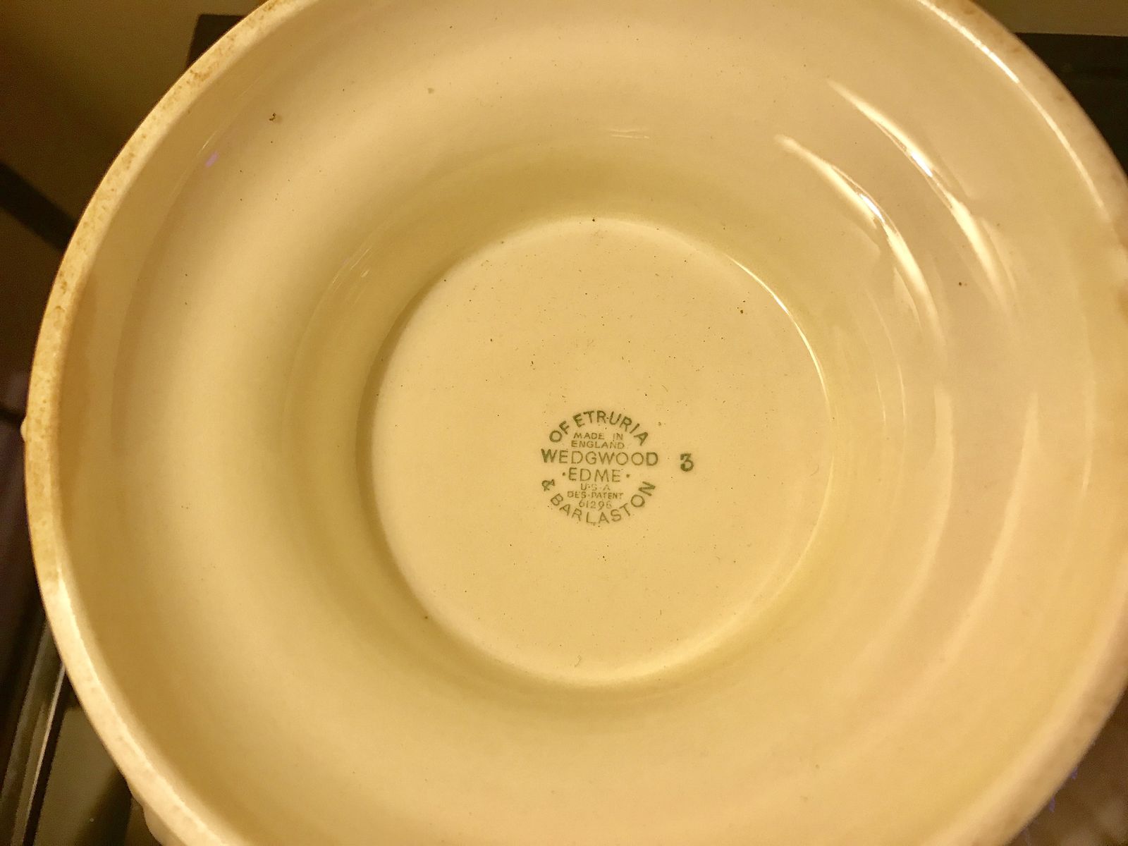 Vintage Wedgwood 'Edme' Rams Head Bowl (Ivory/Creamware) photo for sale