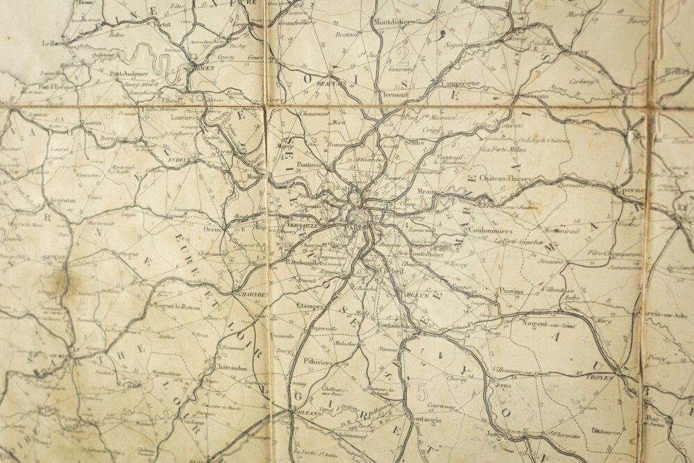 Large 19th Century Map Of France photo buy