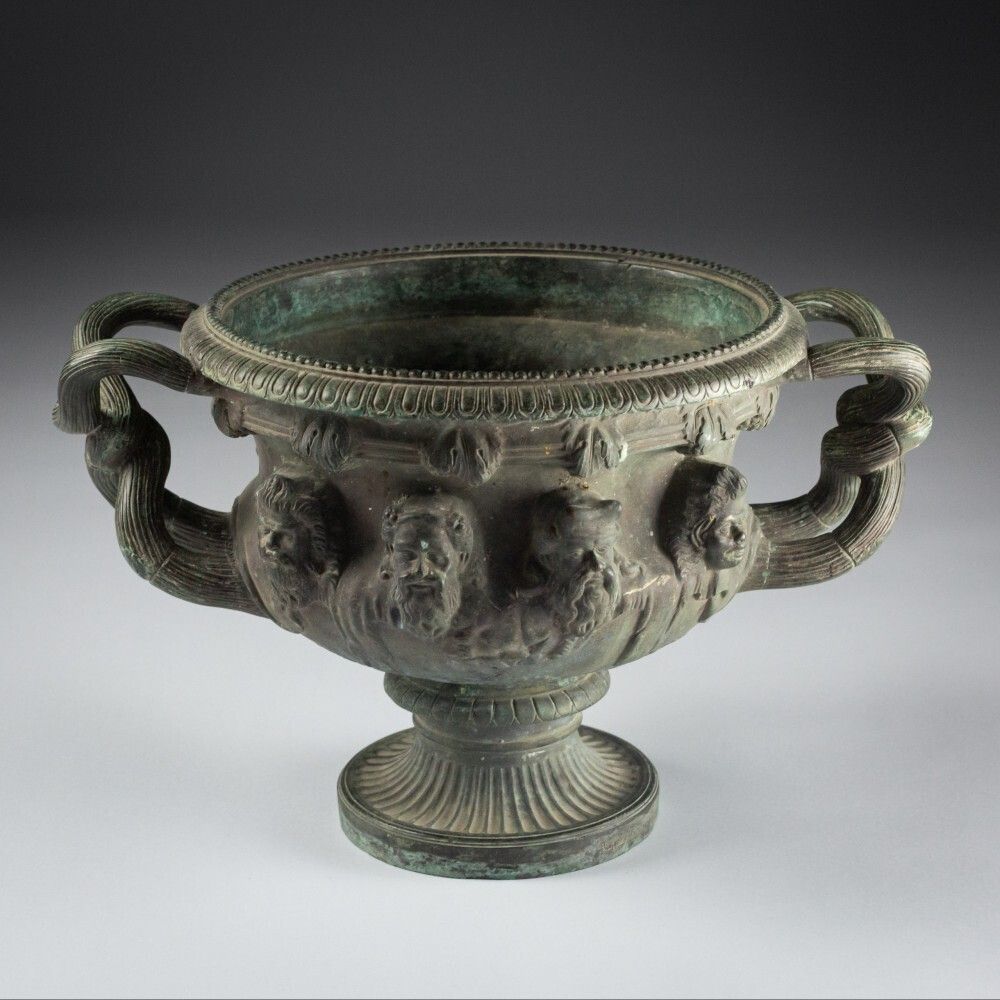 Late 19th Century Grand Tour Bronze Albani Vase