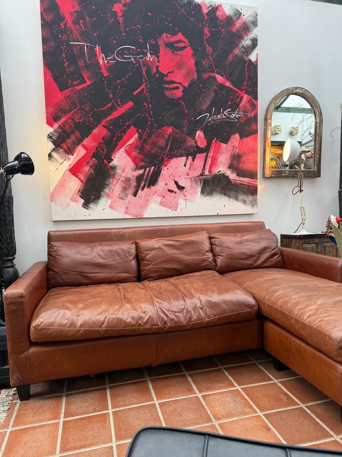 Original Oil On Canvas By Zakesh Kolar – “The God” photo vinterior