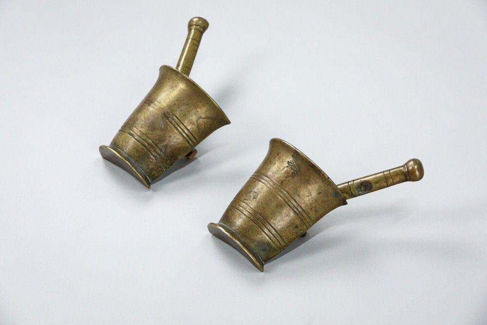 Early 20th Century Pair Of Pharmacy Door Handles photo Home Fixtures