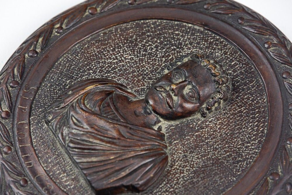 19th Century Carved Roundel Plaque Of Sir Colin Campbell photo buy