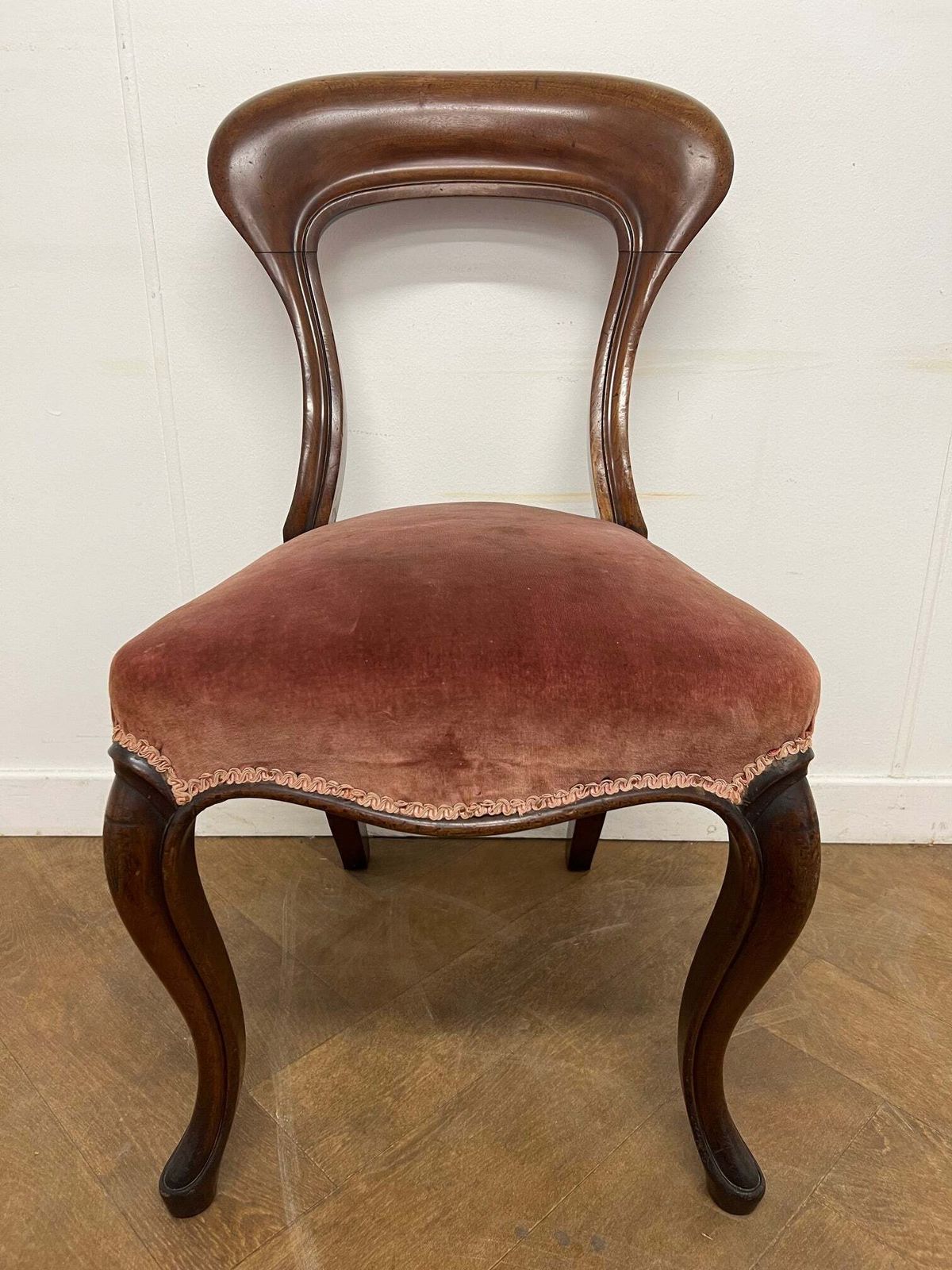 A Set Of 8 Victorian Mahogany Hoop Back Dining Chairs With Cabriole Legs photo furniture