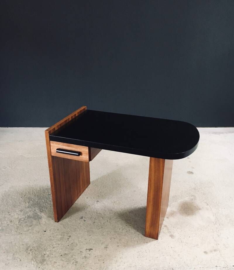 Art Deco Design Writing Desk, France 1930's photo vintage