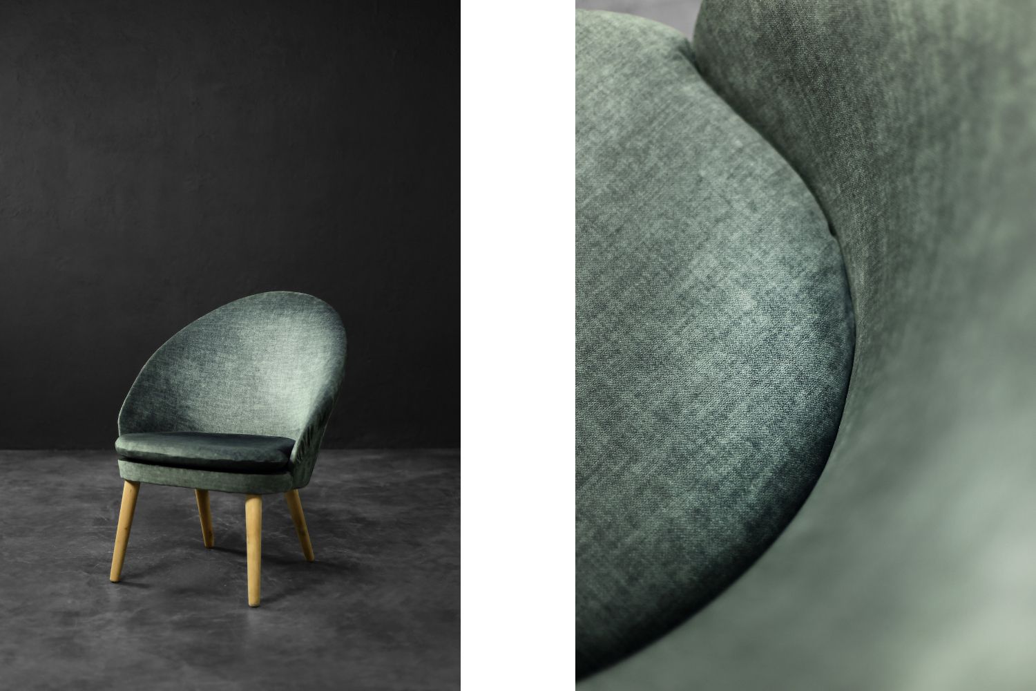 photo furniture Mid Century Danish Modern Model 301 Easy Chair In Oak And Fabric By Ejvind A. Johansson For Godtfred H. Petersen, 1950s