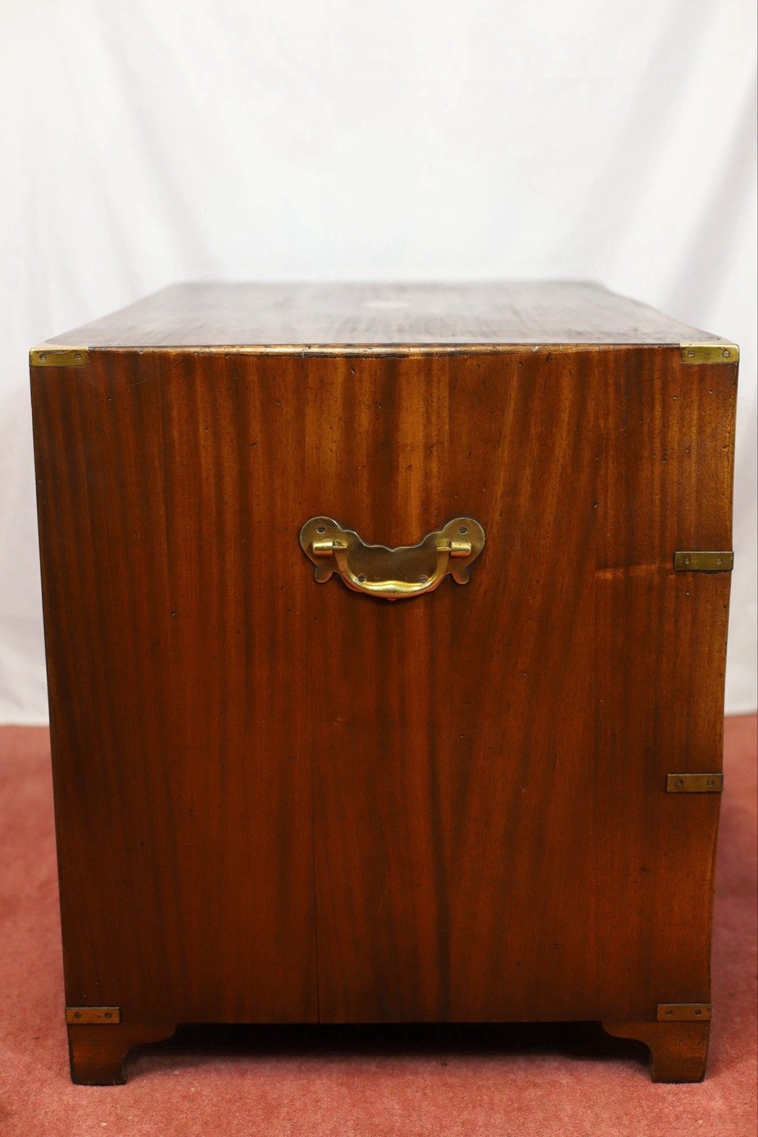 Reprodux Bevan Funnell Stunning Military Campaign Style Chest Of Drawers photo 1226.0